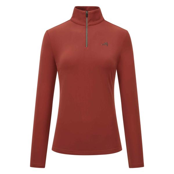 euro-star Tech Shirt ESOlivia Longsleeve, Dark Cinna